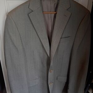 Lauren Ralph Lauren Light Gray Men's Two-Button Suit Jacket